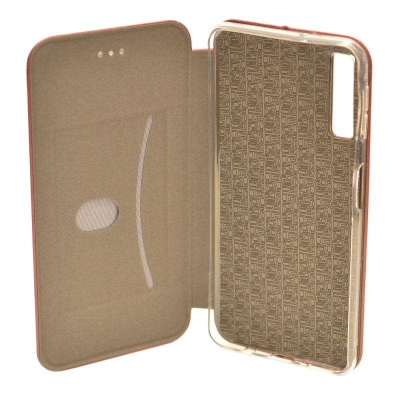 Husa Magnetic Book pentru Huawei Mate 20 Lite cu buzunar interior predestinat cardurilor, Gold