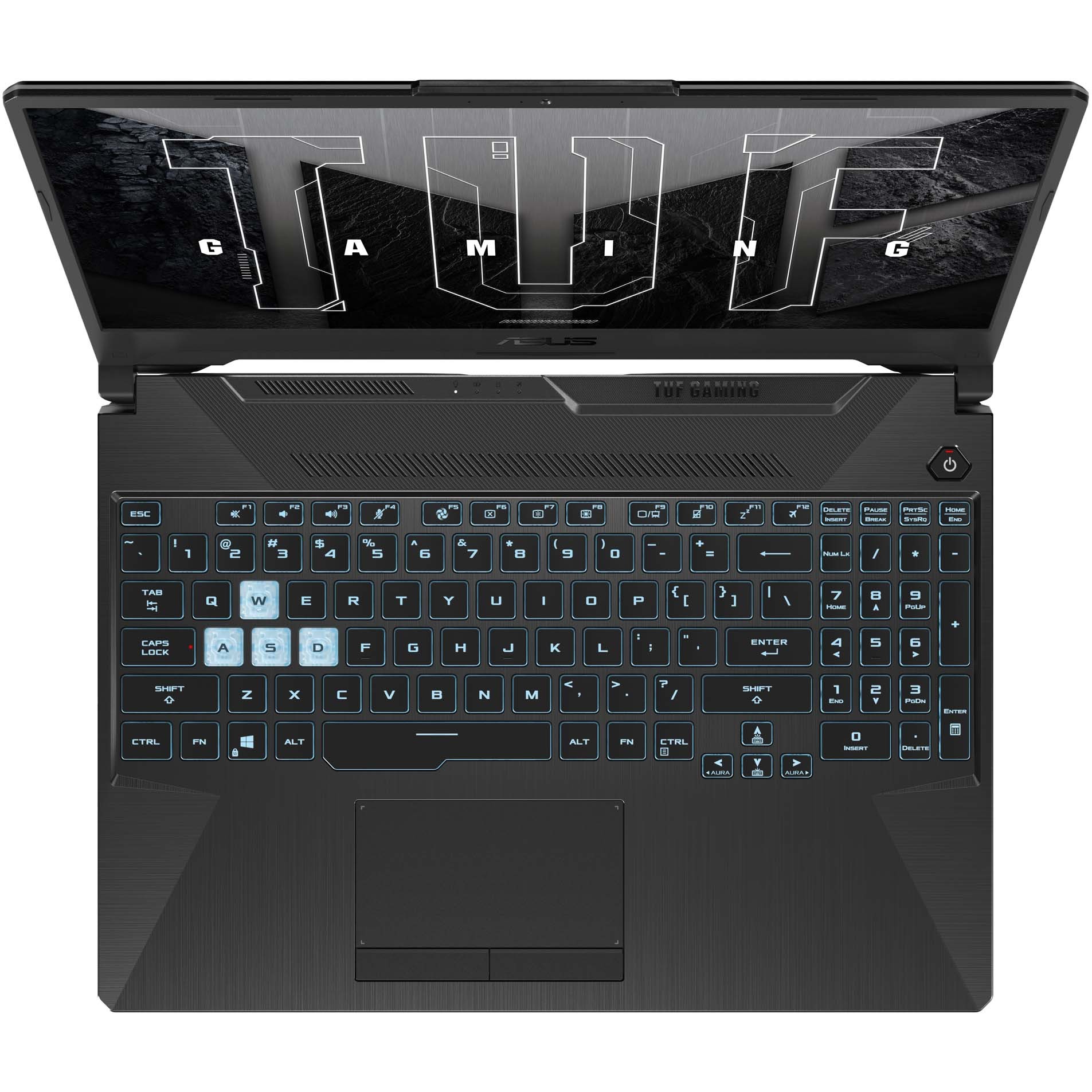 Laptop Gaming ASUS TUF A15 cu procesor AMD Ryzen™ 7 7445HS pana la 4.70 GHz, 15.6'', Full HD, 144Hz, IPS, 16GB DDR5 RAM, 1TB SSD, NVIDIA® GeForce RTX™ 3050 4GB GDDR6, No OS, Graphite Black