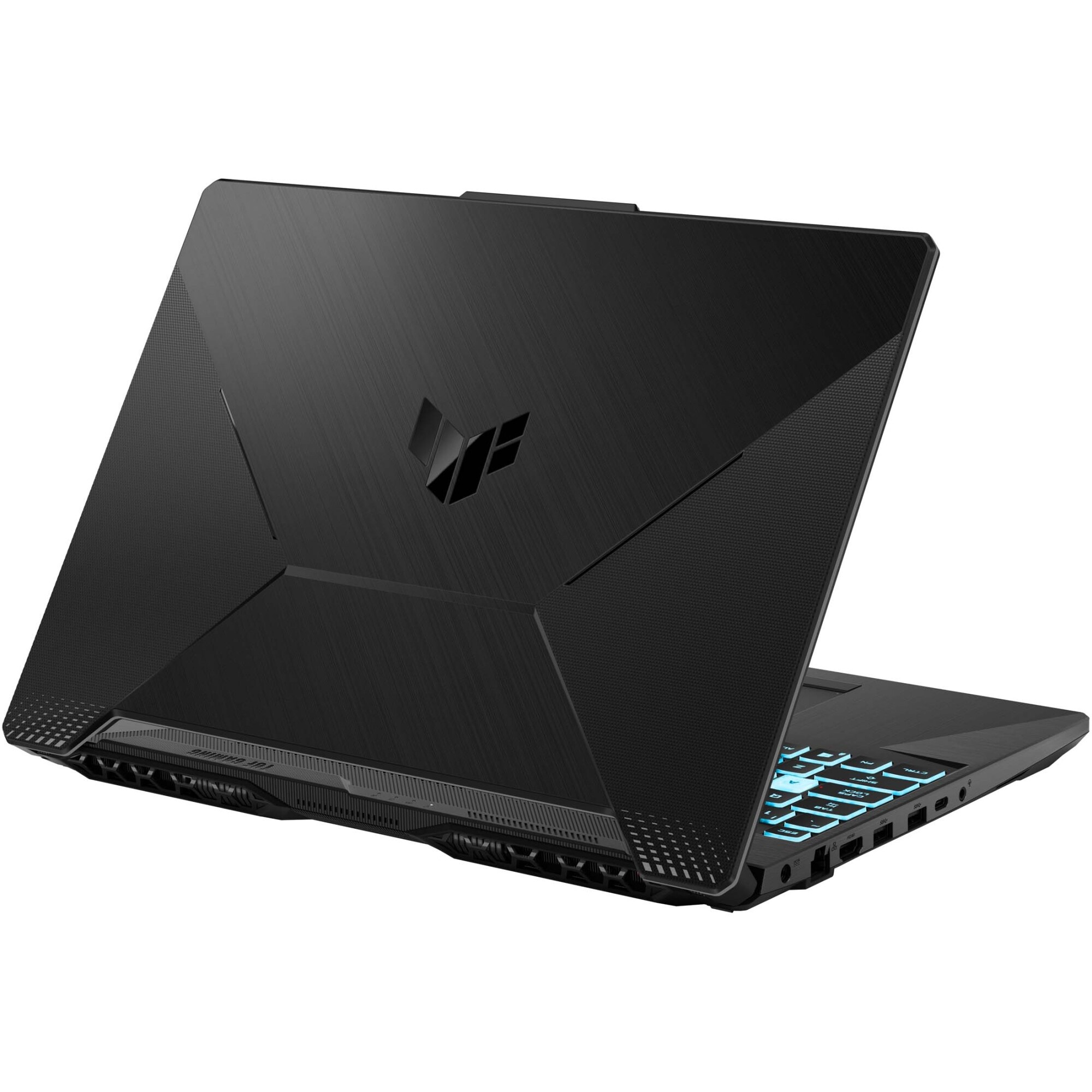 Laptop Gaming ASUS TUF A15 cu procesor AMD Ryzen™ 7 7445HS pana la 4.70 GHz, 15.6'', Full HD, 144Hz, IPS, 16GB DDR5 RAM, 1TB SSD, NVIDIA® GeForce RTX™ 3050 4GB GDDR6, No OS, Graphite Black