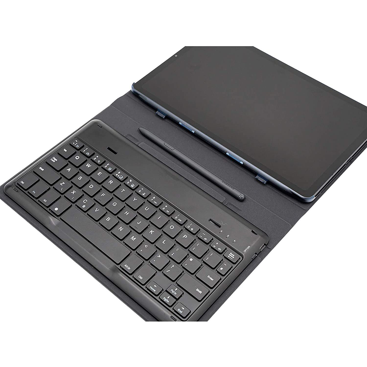 Husa cu tastatura Targus pentru Samsung Galaxy Tab S6 Lite (P610/P615)/ Galaxy Tab S6 Lite 2022 (P613/P619), 10.4", Suport S Pen, Black Layout Portugheza