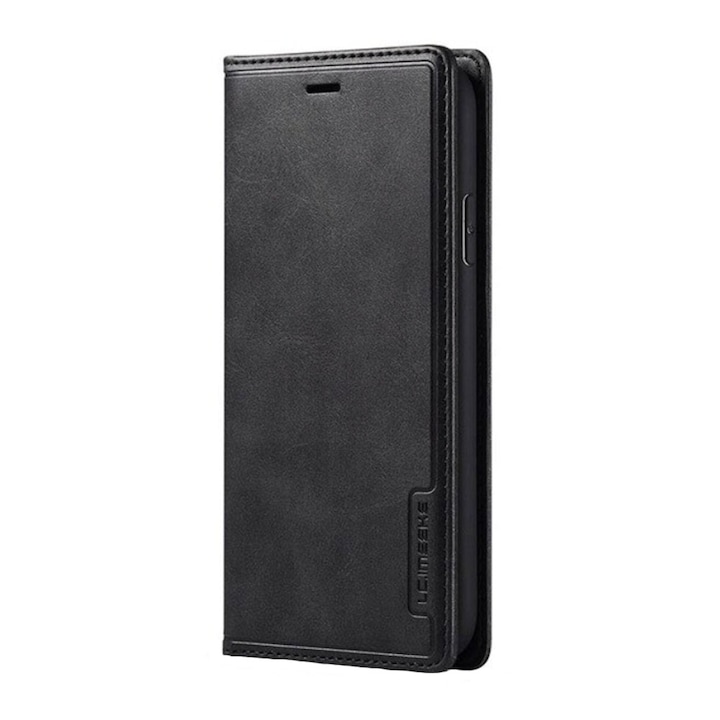 Husa Book Magnet LC Imeeke Compatibil cu Samsung Galaxy S20 Plus, Design 2 in 1 (husa si portofel), Buzunare Compatibil cu card, Piele ecologica premium, Negru
