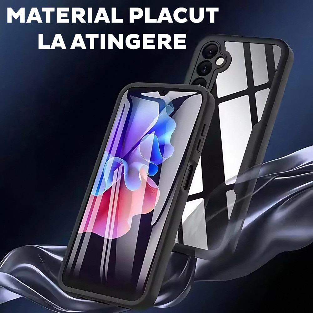 Husa pentru Samsung Galaxy A57 5G DaDen® ColorVerse 360, Antisoc, Protectie completa spate-ecran, Roz