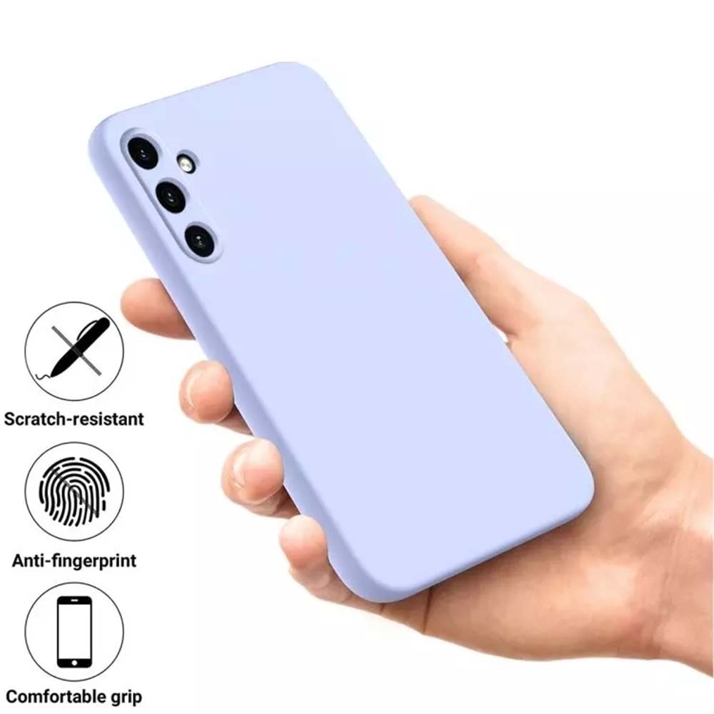 Husa BestCase® Premium Silicon, Compatibila Cu Honor Magic5 Lite, 1.2MM Slim, Microfibra in interior, Antisoc, Rezistent la socuri, Protectie Camera, Margini ridicate pentru protectia ecranului, Mov