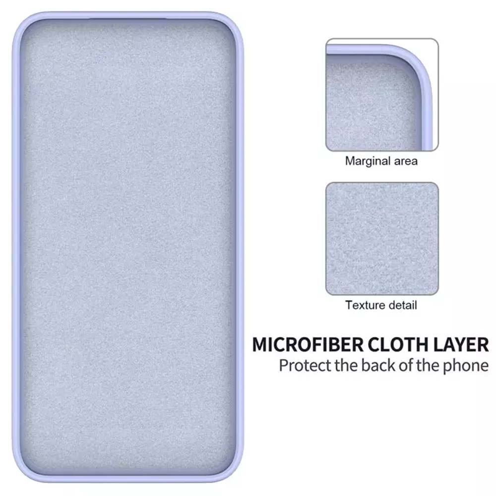 Husa BestCase® Premium Silicon, Compatibila Cu Honor Magic5 Lite, 1.2MM Slim, Microfibra in interior, Antisoc, Rezistent la socuri, Protectie Camera, Margini ridicate pentru protectia ecranului, Mov
