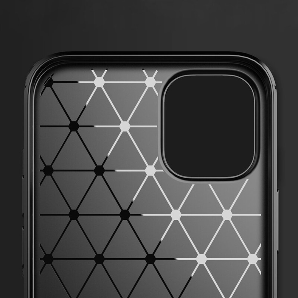 Husa SILKASE pentru Apple iPhone 14 Pro, silicon carbon, culoare negru
