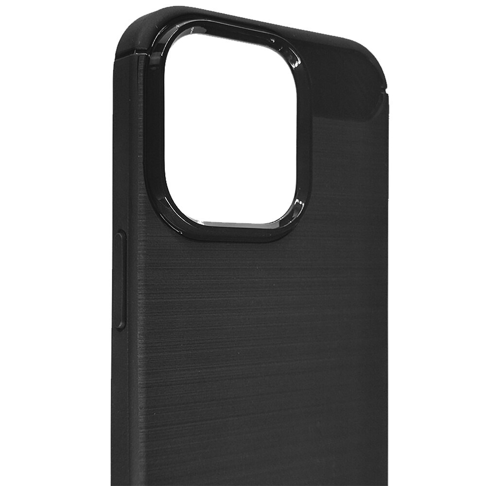 Husa SILKASE pentru Apple iPhone 14 Pro, silicon carbon, culoare negru