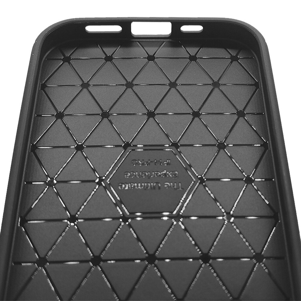 Husa SILKASE pentru Apple iPhone 14 Pro, silicon carbon, culoare negru