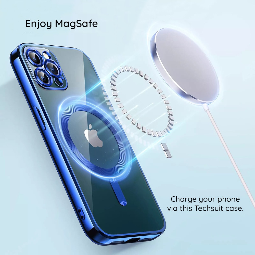 Husa Metallic MagSafe pentru Apple iPhone 15, Protectie completa, Design Trendy, Luxury Perfect Fit, Incarcare Magnetica, Auriu