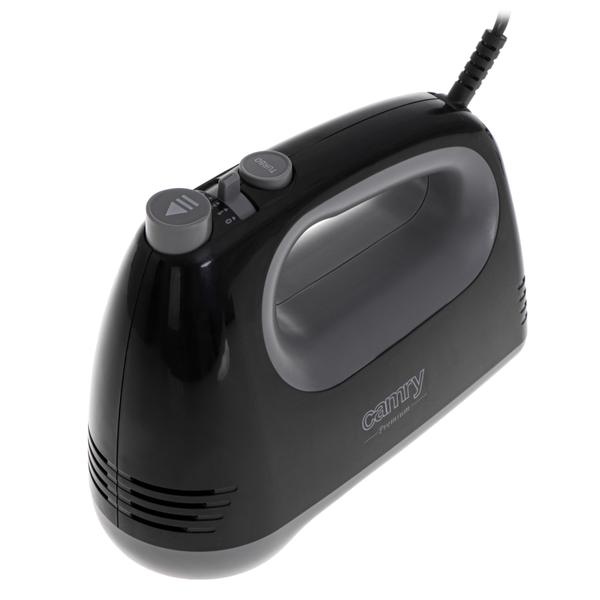 Mixer de mana Camry CR4220B, 750 W, 5 viteze, Functie TURBO (Negru/Gri)