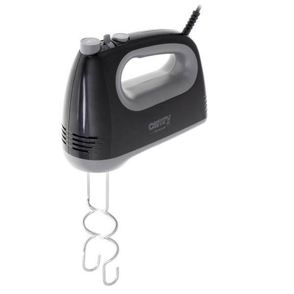Mixer de mana Camry CR4220B, 750 W, 5 viteze, Functie TURBO (Negru/Gri)