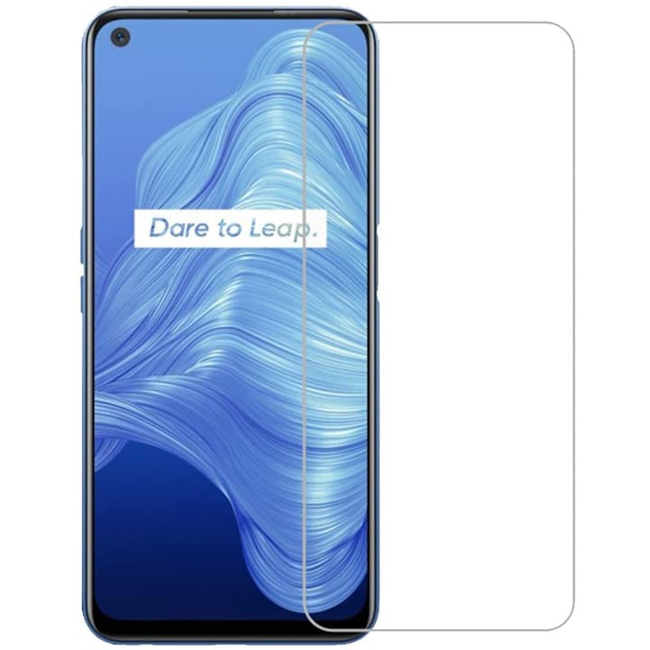 Folie de protectie compatibila cu Oppo A53S, Tempered Glass, 2,5 D, 9H, Full Glue, G-Tech Clear