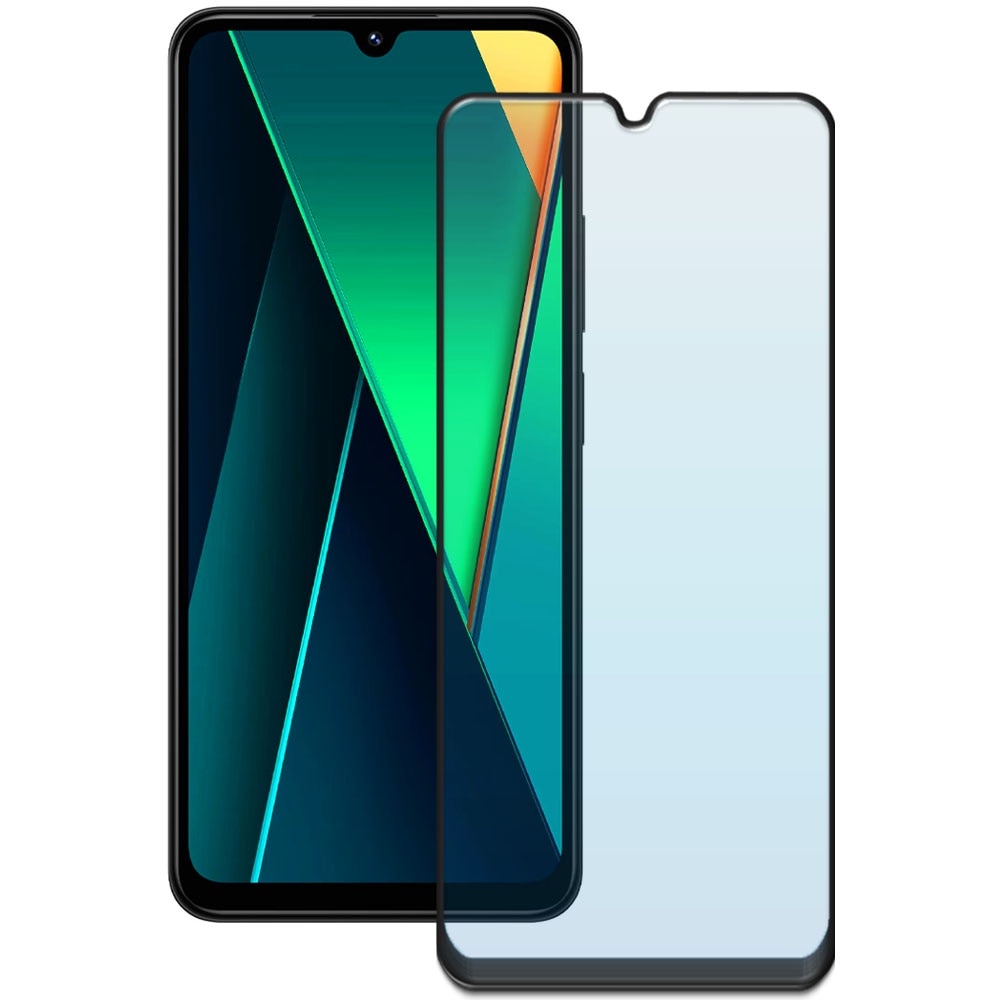 Folie din sticla securizata pentru Xiaomi Poco C75, HAMSTERBOX Glass Shield, Protectie completa ecran, Full face, Aplicare rapida, Case Friendly, Transparenta