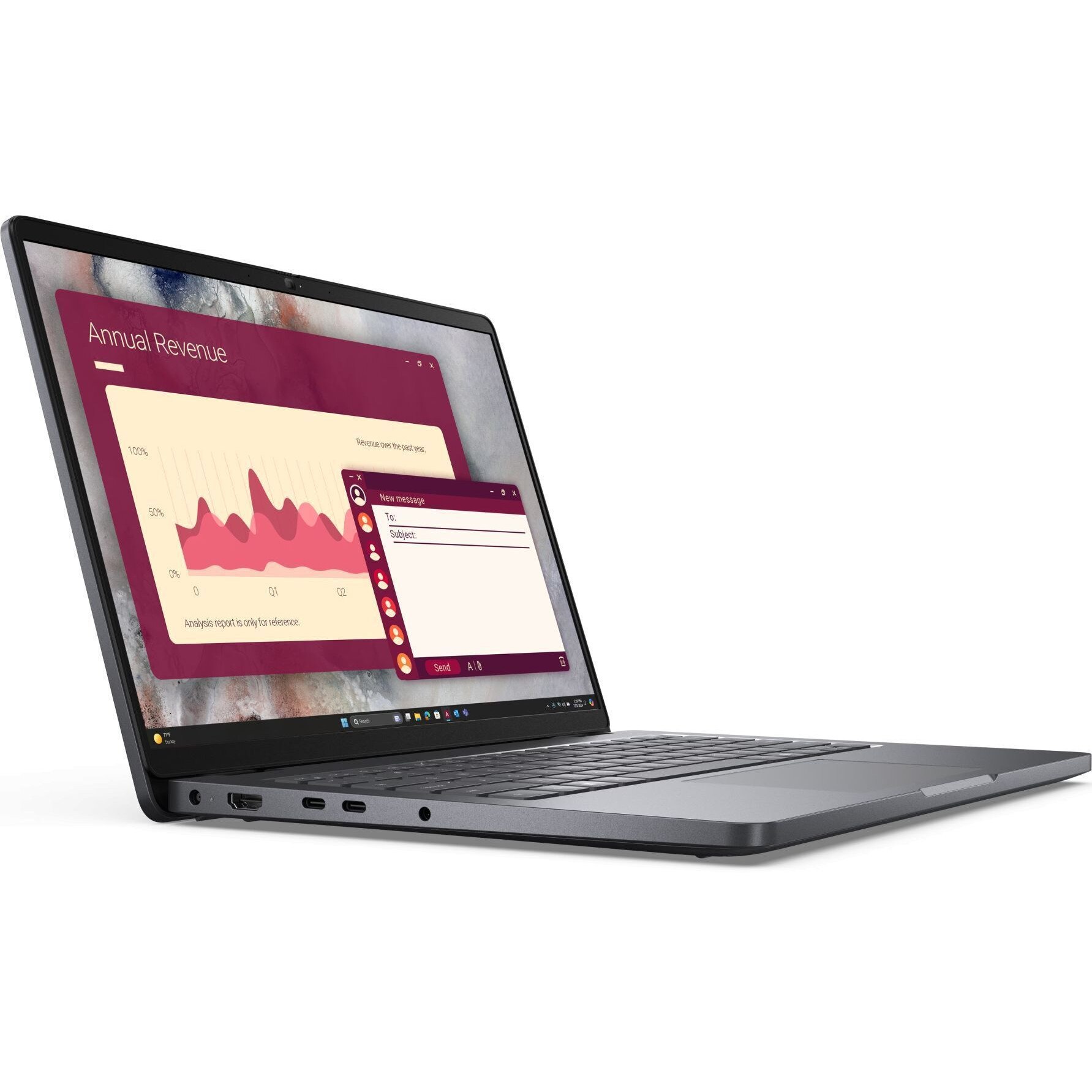 Laptop Dell Pro 14, Intel Core 5, 16GB, SSD 512GB, 14", Negru