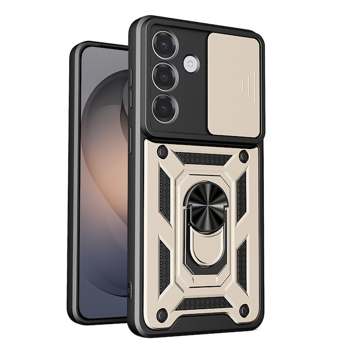 Husa pentru Samsung Galaxy S26 - Techsuit CamShield Series - Gold