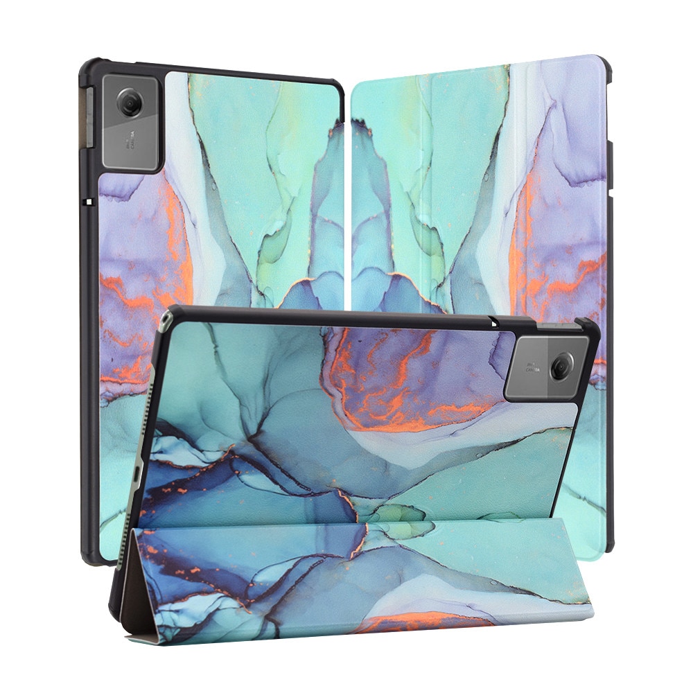 Husa pentru Lenovo Idea Tab 11 Lightweight Slim, tip stand, functie sleep/wake-up si inchidere magnetica, protectie 360 - Green Time