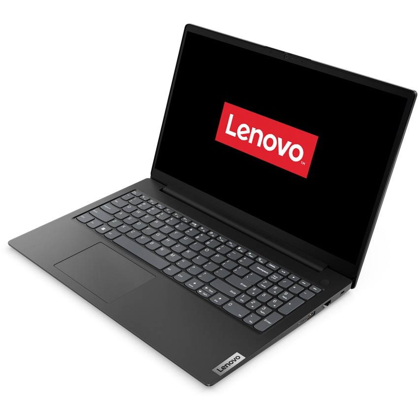 Laptop Lenovo Lenovo V15 G4 AMN cu procesor AMD Ryzen™ 3 7320U pana la 4.1GHz, 15.6" Full HD, 8GB Soldered LPDDR5-5500, 256GB SSD, AMD Radeon™ 610M Graphics, No OS, Business Black