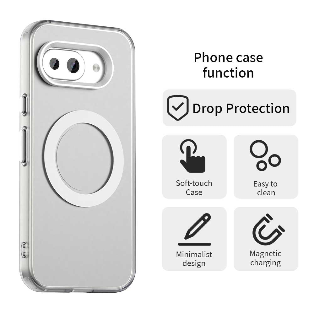 Husa pentru Google Pixel 10a, Candy Case MagSafe, White