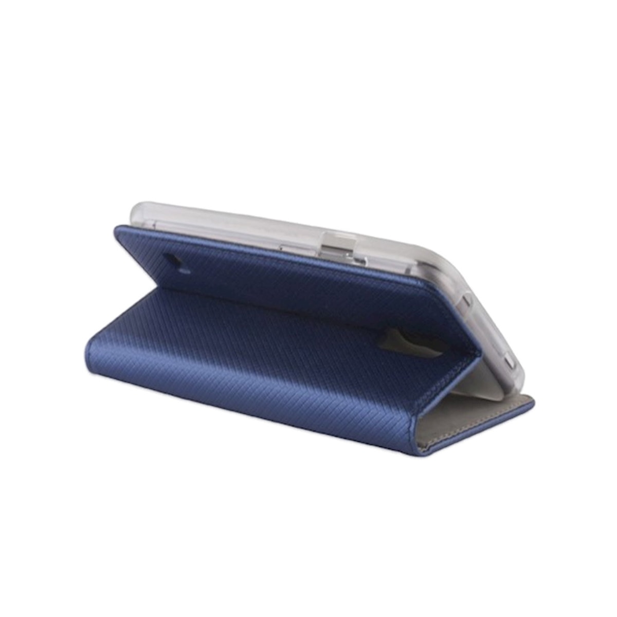 Husa tip carte, compatibila cu Samsung Galaxy A13 4G, premium flip book cu inchidere magnetica si functie stand, buzunar card, albastra Albastru Flip cover