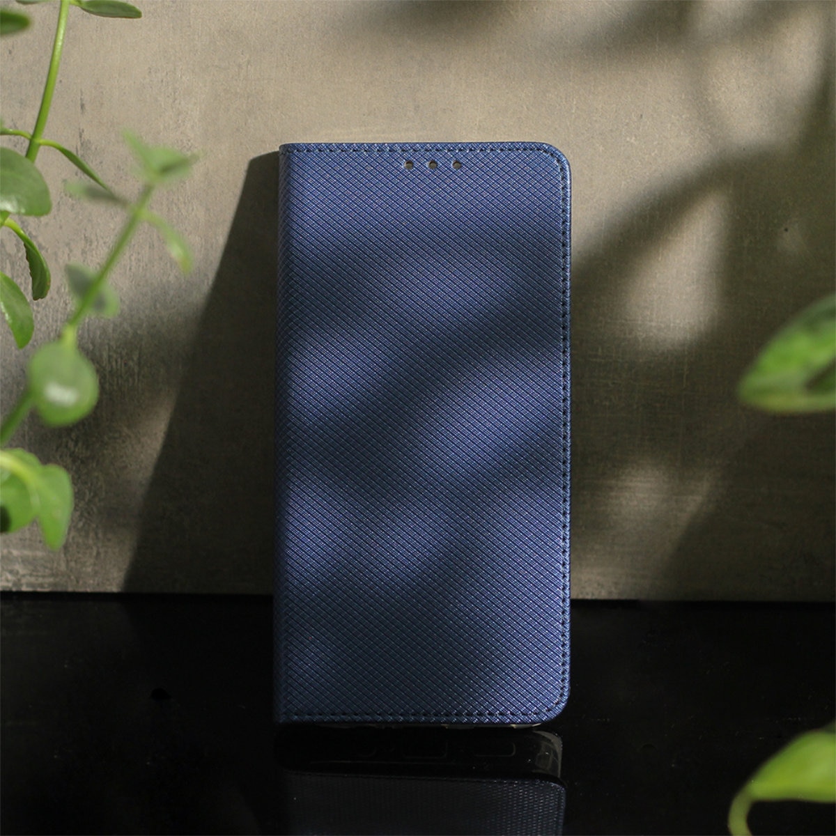 Husa tip carte, compatibila cu Samsung Galaxy A13 4G, premium flip book cu inchidere magnetica si functie stand, buzunar card, albastra Albastru Flip cover