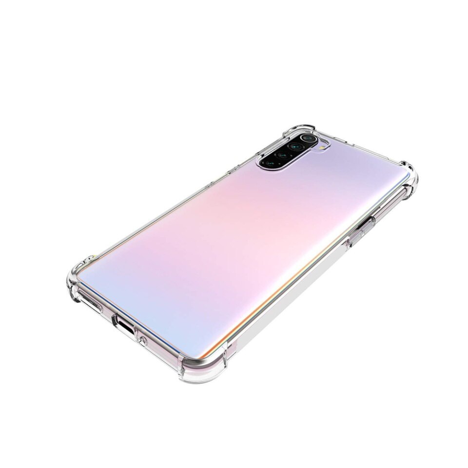 Husa pentru OnePlus Nord 5G, SKYDDAR INNOVATION, Shockproof Clear din Silicon Slim, Transparenta, set cu sticker