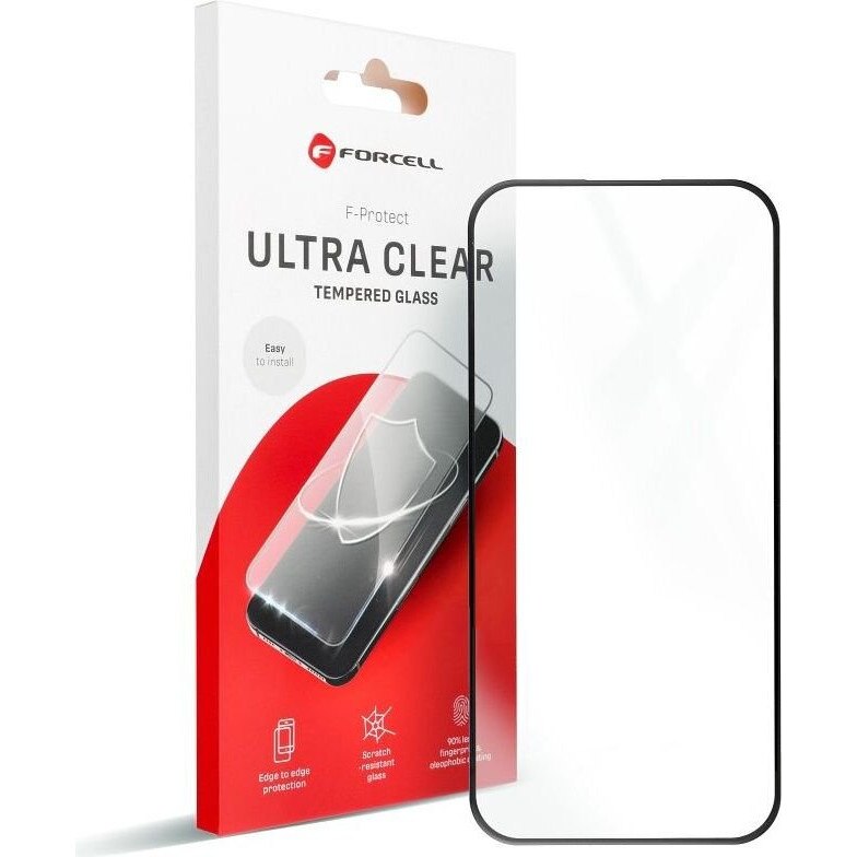 Folie protectie pentru telefon, Forcell, Ultra Clear, 0.3mm, rezistent la zgarieturi, transparent, pentru Xiaomi Redmi 14C, negru