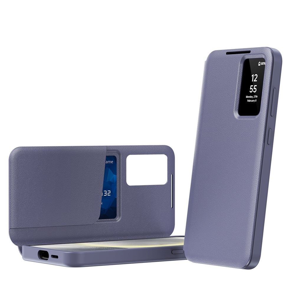 Husa pentru Samsung Galaxy S26, Smart View Wallet, violet