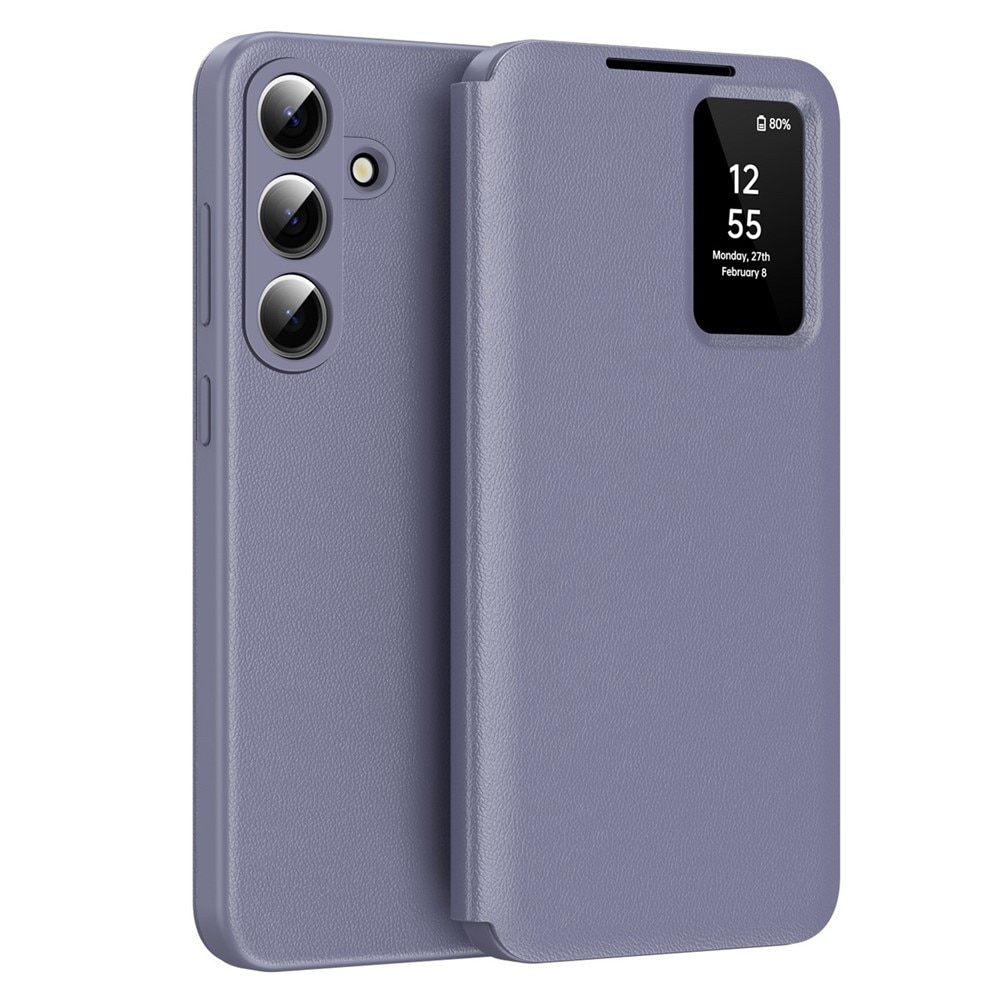 Husa pentru Samsung Galaxy S26, Smart View Wallet, violet