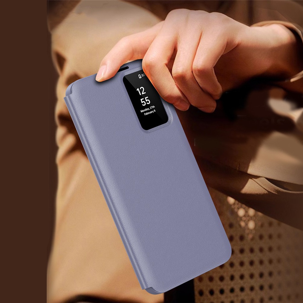 Husa pentru Samsung Galaxy S26, Smart View Wallet, violet