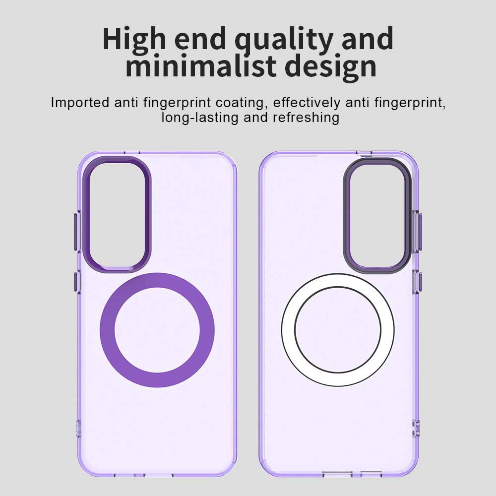Husa pentru Samsung Galaxy S23 FE, CandyCase MagSafe, T39, Policarbonat, Purple