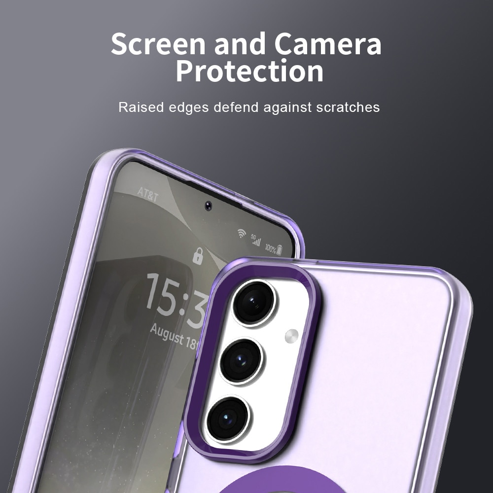 Husa pentru Samsung Galaxy S23 FE, CandyCase MagSafe, T39, Policarbonat, Purple