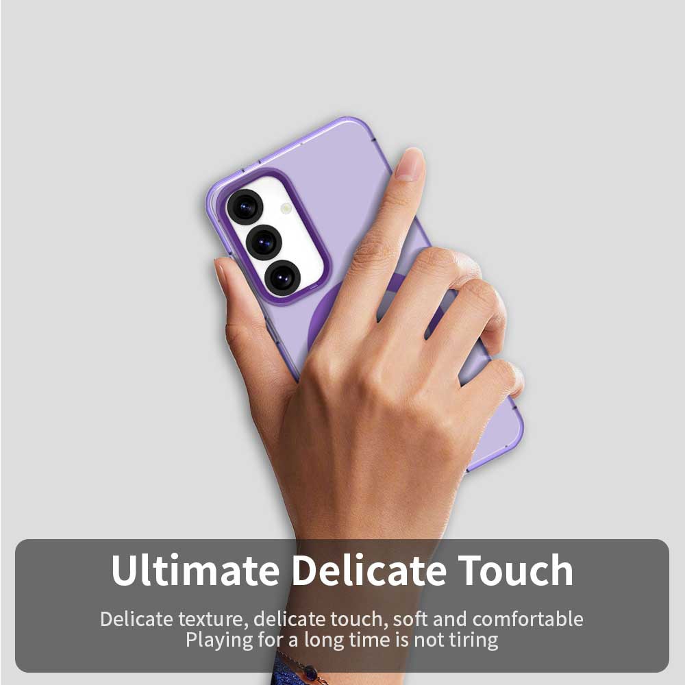 Husa pentru Samsung Galaxy S23 FE, CandyCase MagSafe, T39, Policarbonat, Purple