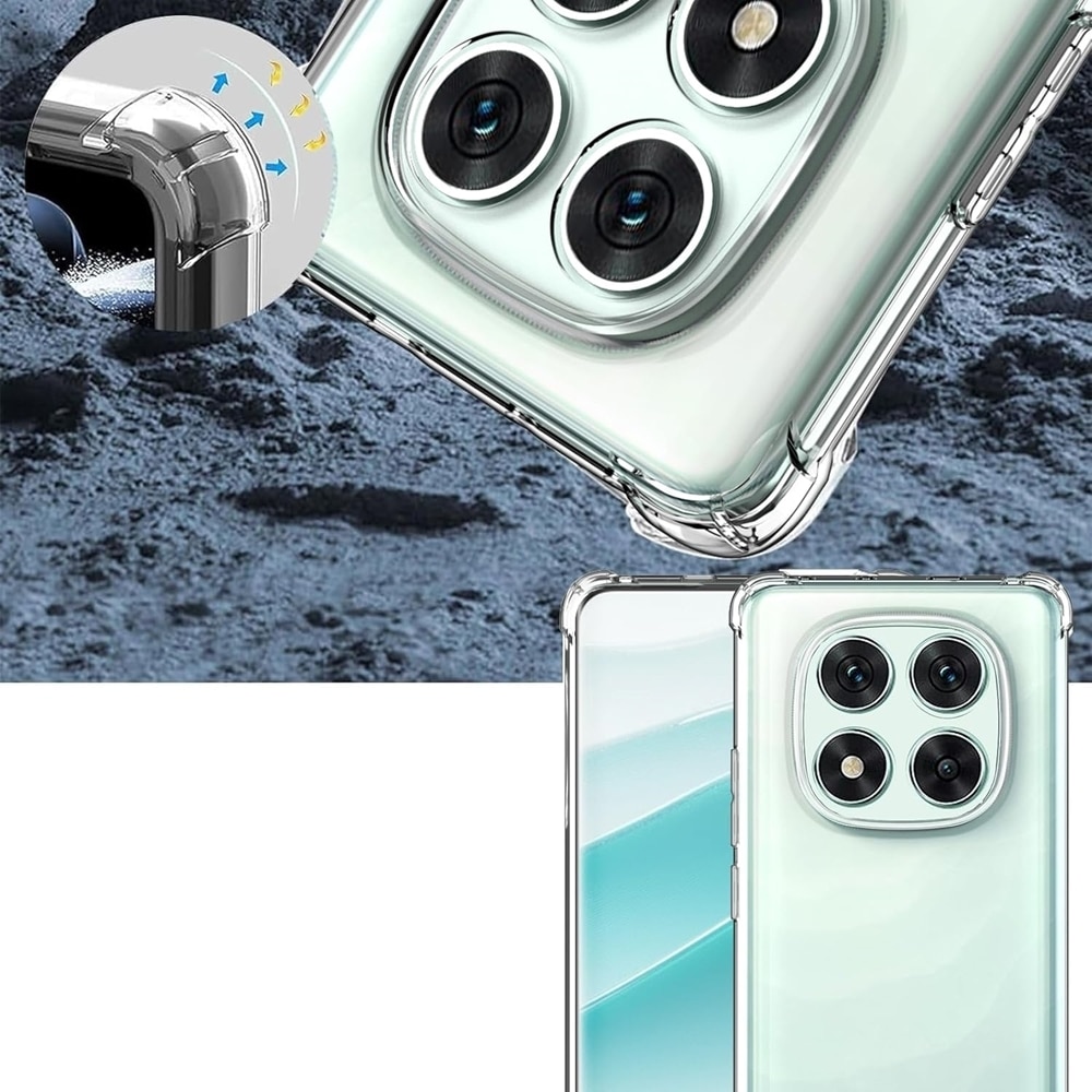 Husa telefon, Tokgalaxis, Pentru Xiaomi Redmi Note 14 Pro 5G - din spate transparenta rezistenta la socuri