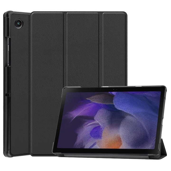 Husa pentru tableta Samsung Galaxy Tab A8 10,5 inchi SM-X200/SM-X205 - Techsuit FoldPro - Negru