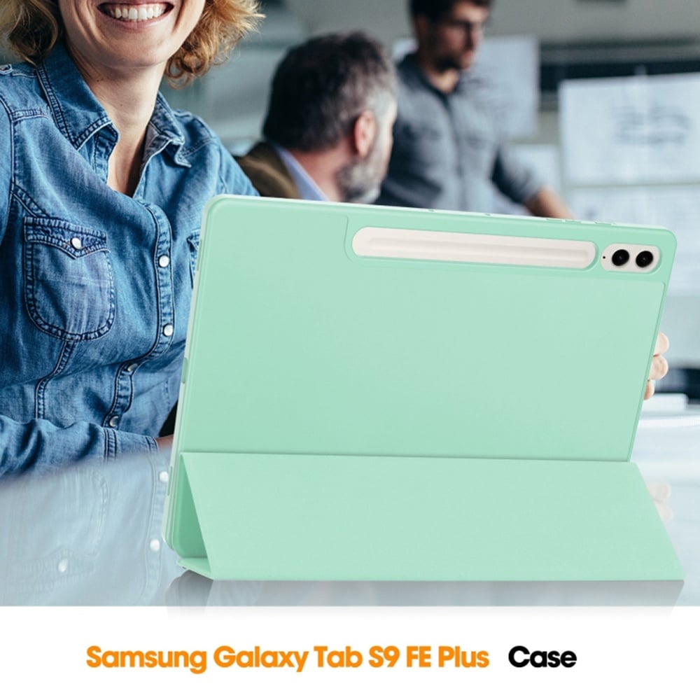 Husa pentru tableta Samsung Galaxy Tab S9 Ultra - Techsuit Flex Trifold - Verde menta