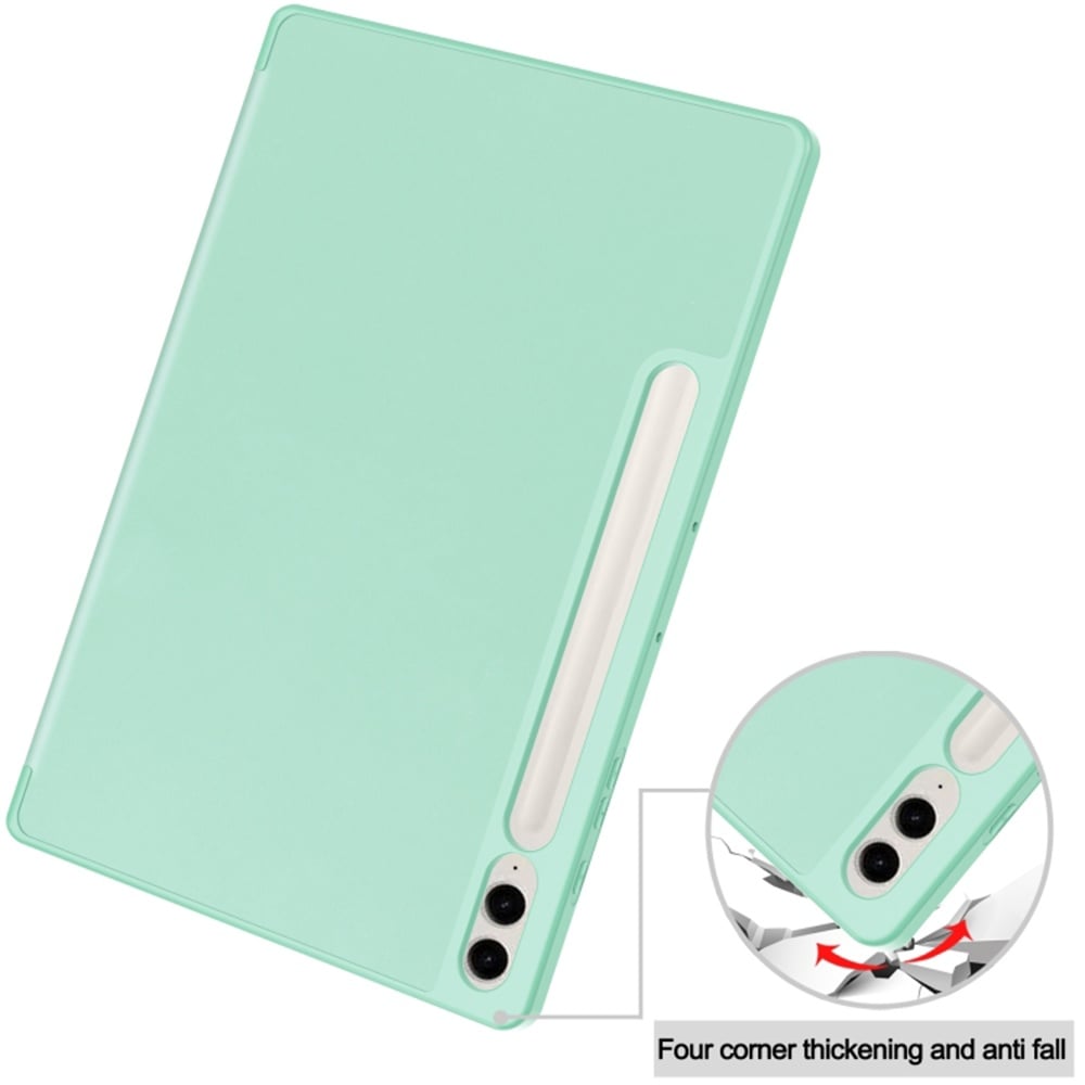 Husa pentru tableta Samsung Galaxy Tab S9 Ultra - Techsuit Flex Trifold - Verde menta