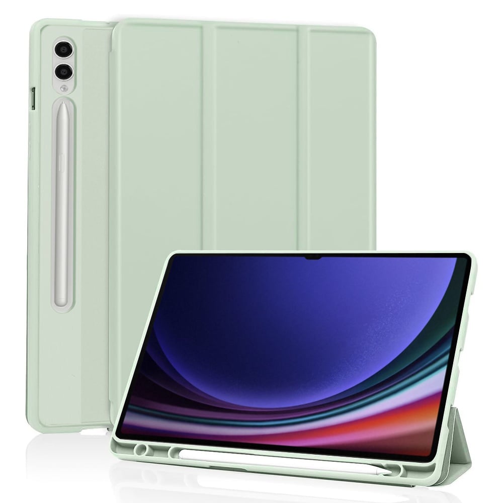 Husa pentru tableta Samsung Galaxy Tab S9 Ultra - Techsuit Flex Trifold - Verde menta