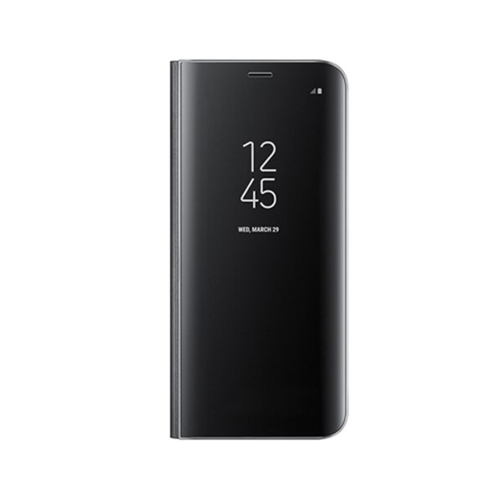 Husa pentru Samsung Galaxy M31, Smartphosis Clear View, neagra
