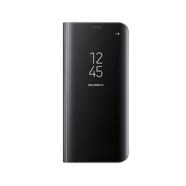 Husa pentru Samsung Galaxy M31, Smartphosis Clear View, neagra