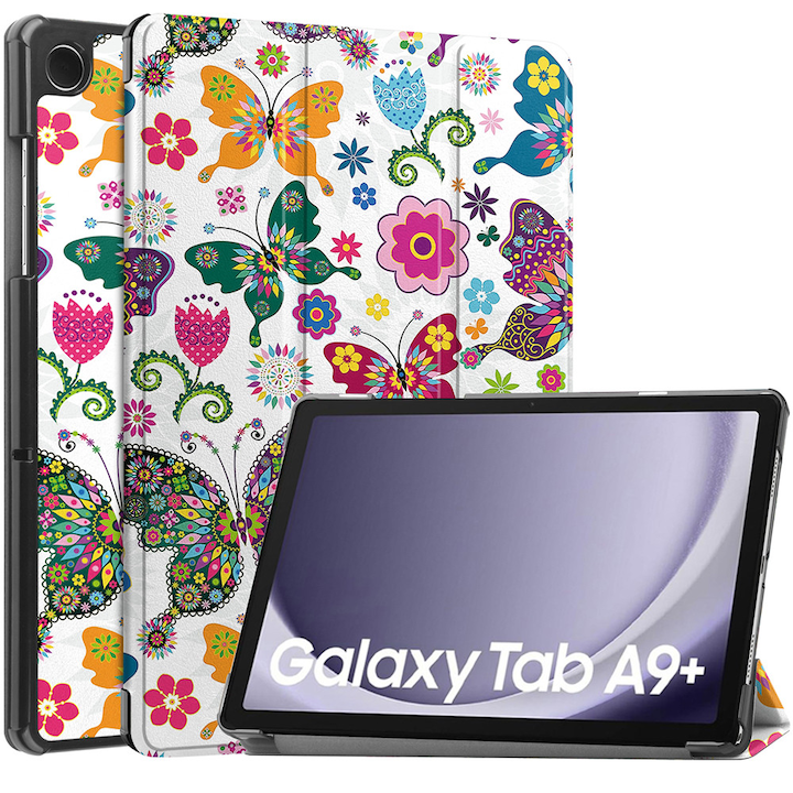 Husă pentru tabletă, Techsuit, FoldPro, design Unicorn, pentru Samsung Galaxy Tab A9 Plus