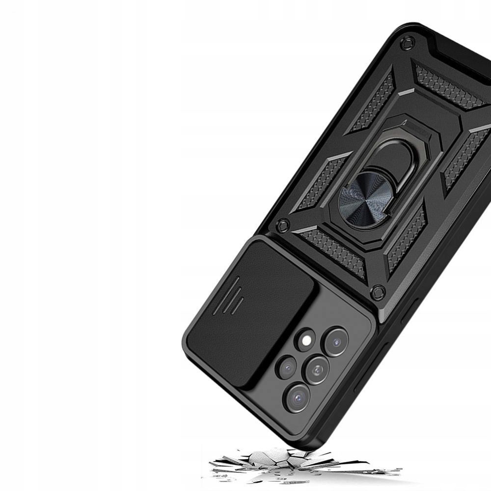 Husa pentru Samsung Galaxy A23 4G / A23 5G - Seria Techsuit Camshield - Neagra