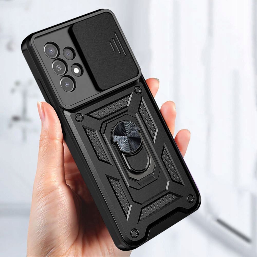 Husa pentru Samsung Galaxy A23 4G / A23 5G - Seria Techsuit Camshield - Neagra
