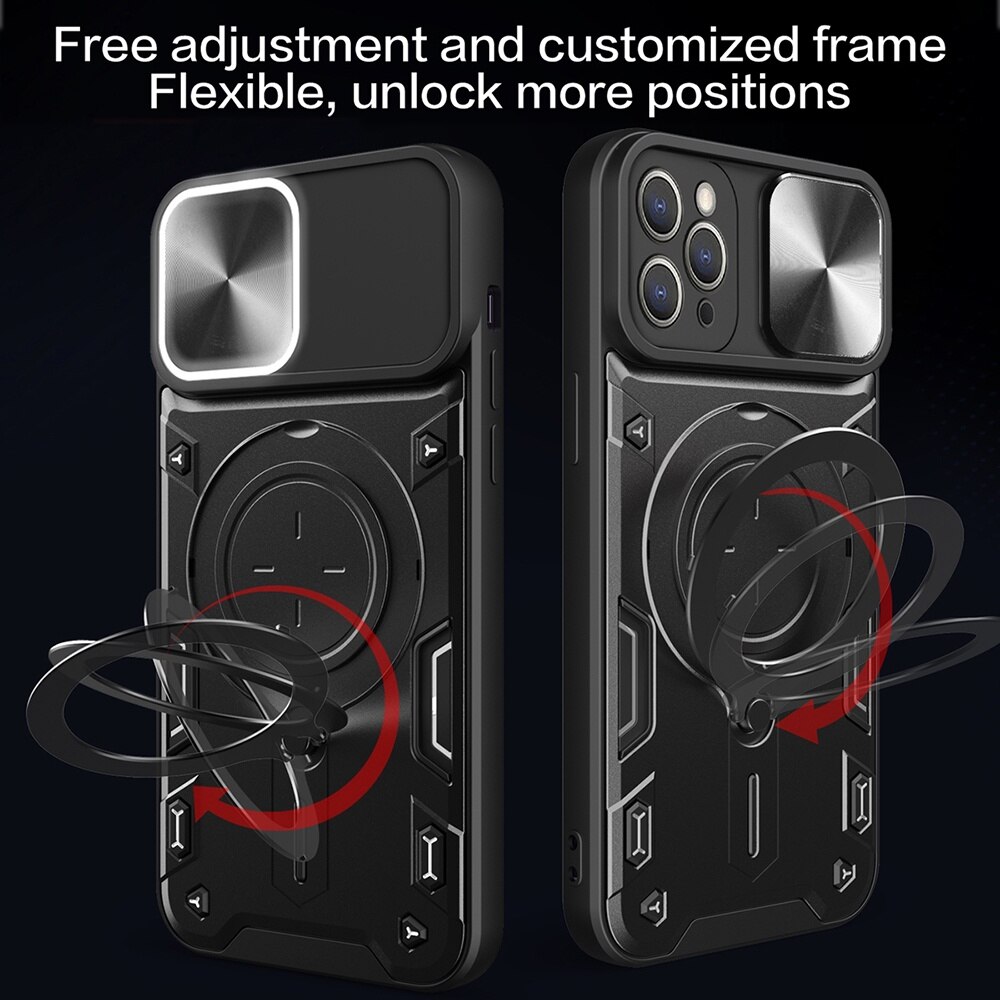 Husa pentru iPhone 11 Pro cu protectie camera, Accesorio CamGuard Pro, Negru