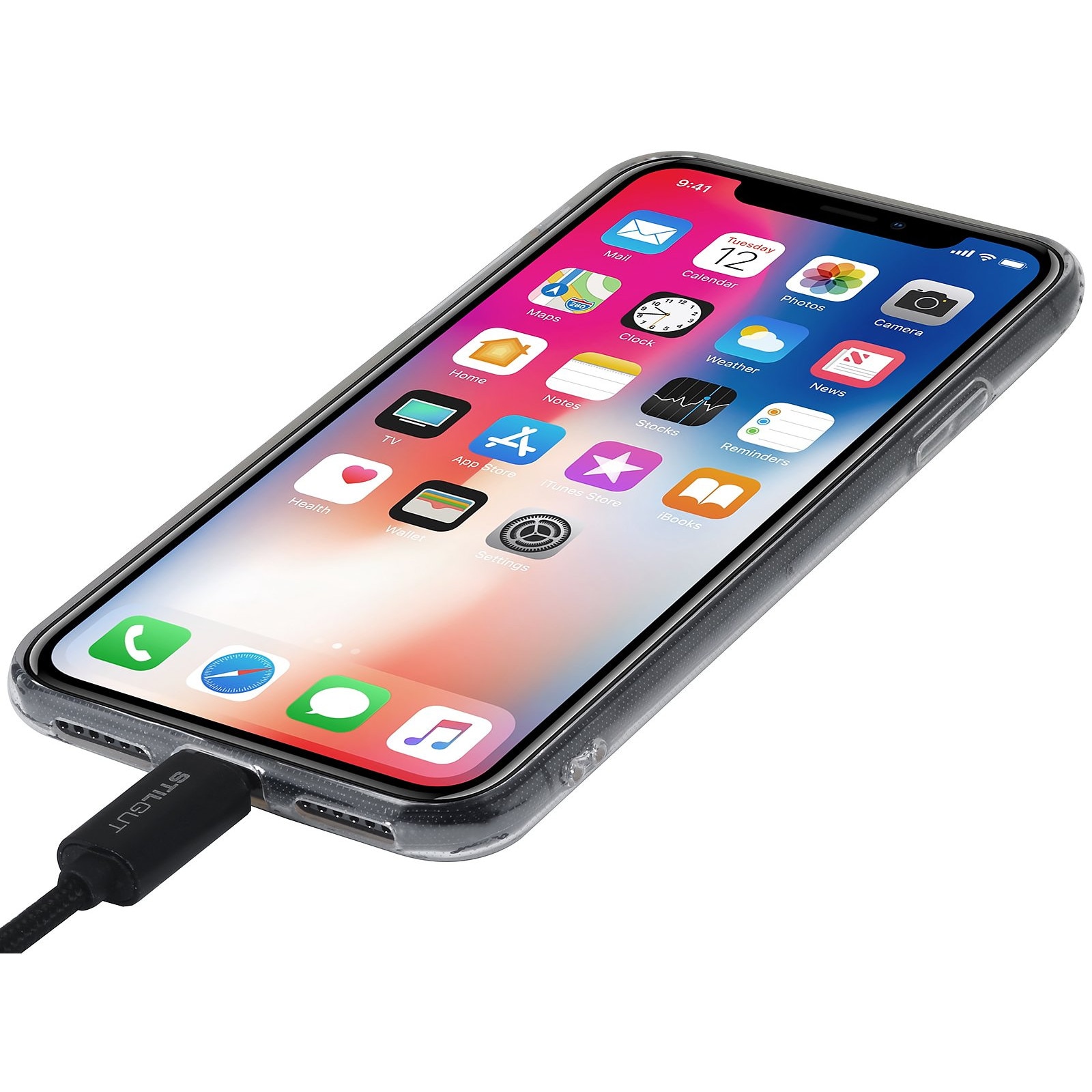 Husa Spate Stilgut Compatibila cu iPhone XS, Flexibila, Invizibila Transparent