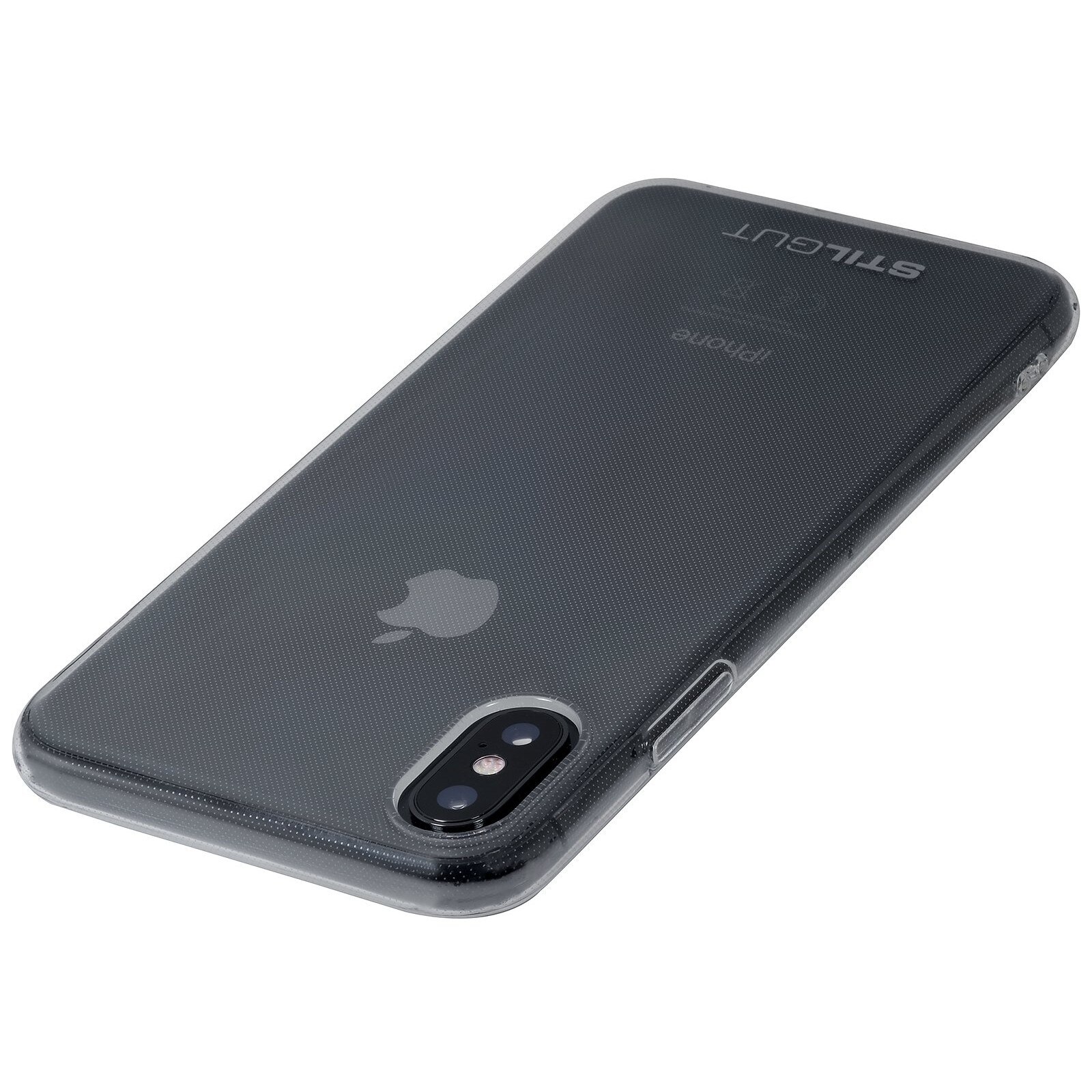 Husa Spate Stilgut Compatibila cu iPhone XS, Flexibila, Invizibila Transparent