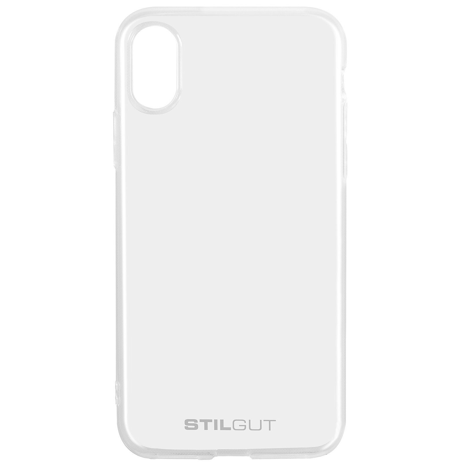 Husa Spate Stilgut Compatibila cu iPhone XS, Flexibila, Invizibila Transparent