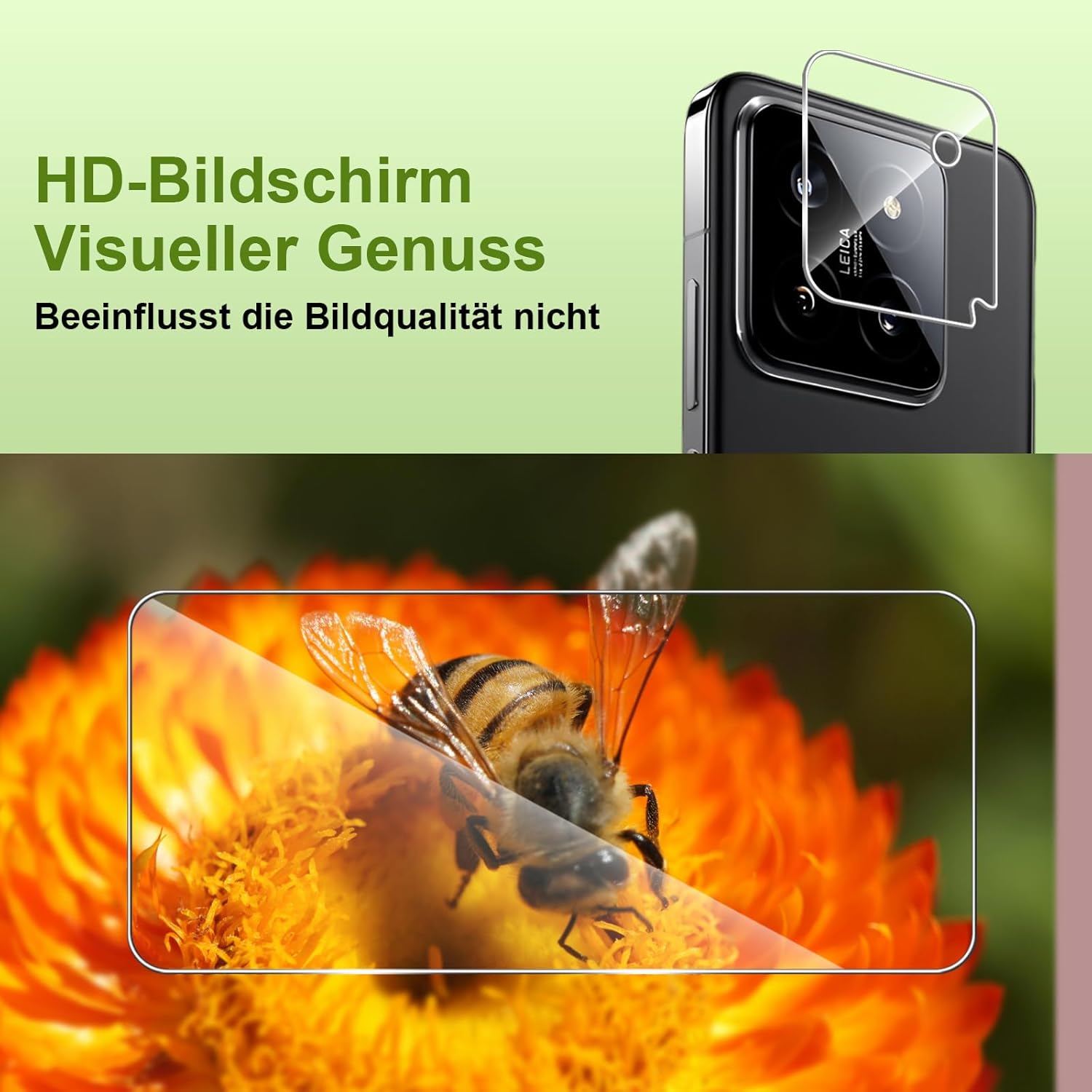 Folie Protectie Bodyguard Xiaomi 14 5G, 4 buc, Transparent