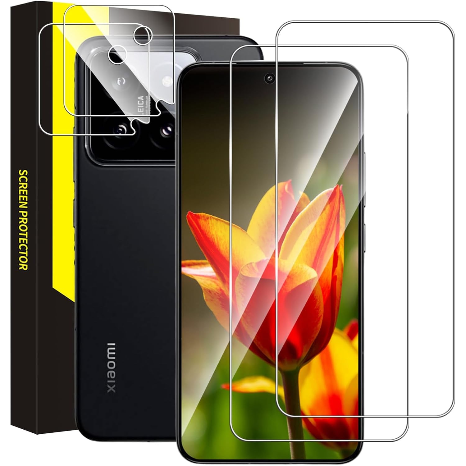 Folie Protectie Bodyguard Xiaomi 14 5G, 4 buc, Transparent