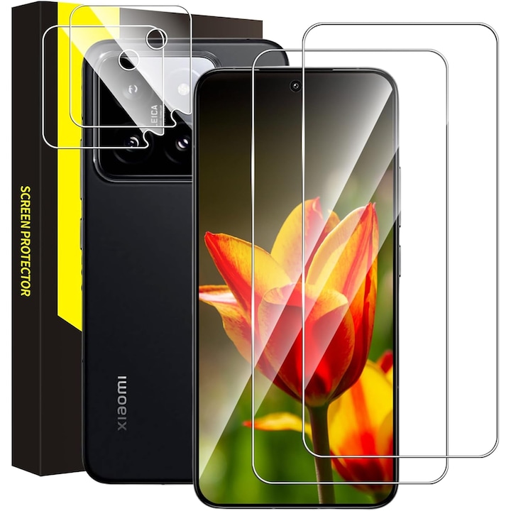 Folie Protectie Bodyguard Xiaomi 14 5G, 4 buc, Transparent