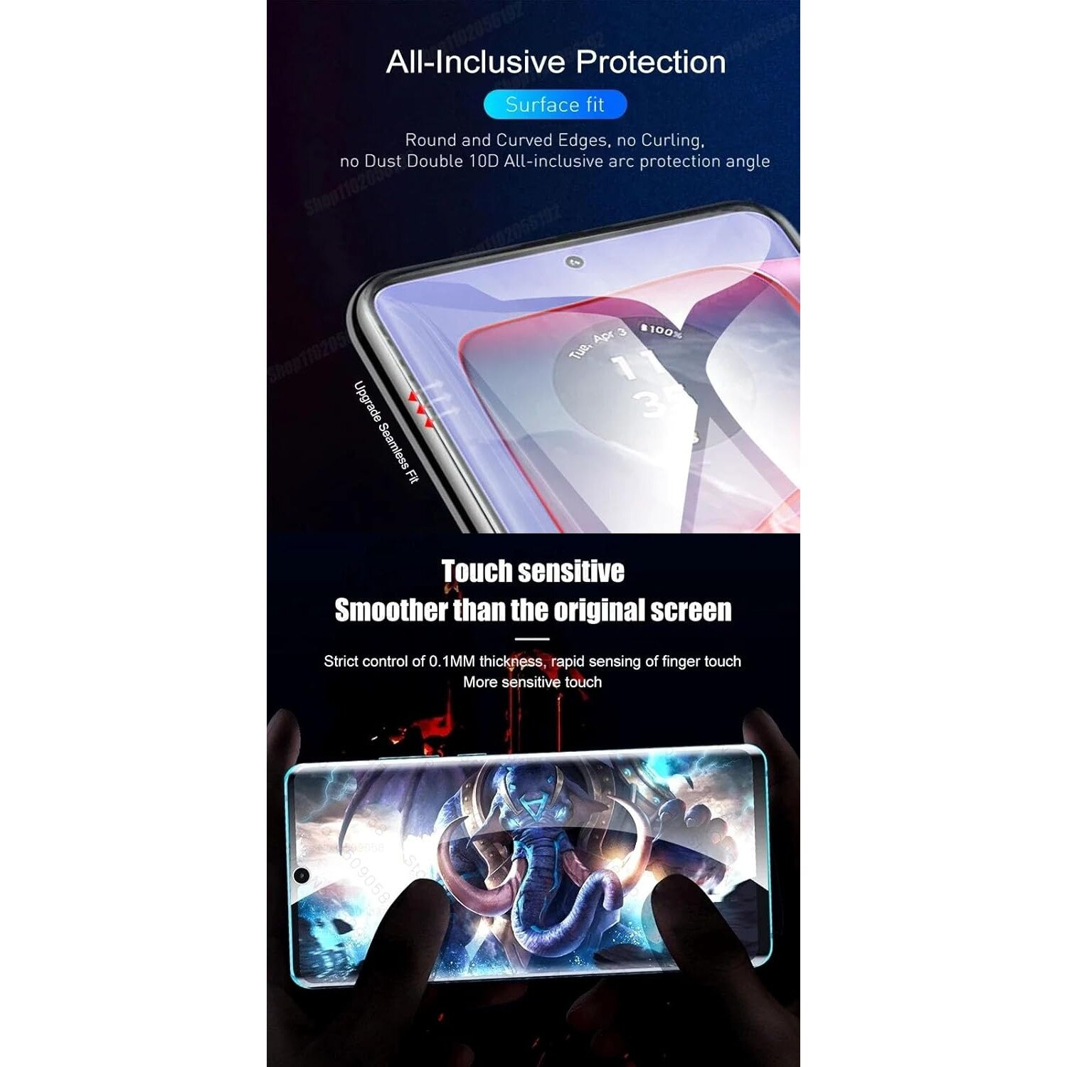 Folie Protectie CUFEREDU 2buc Motorola Moto G42 6.4" Hidrogel Transparent