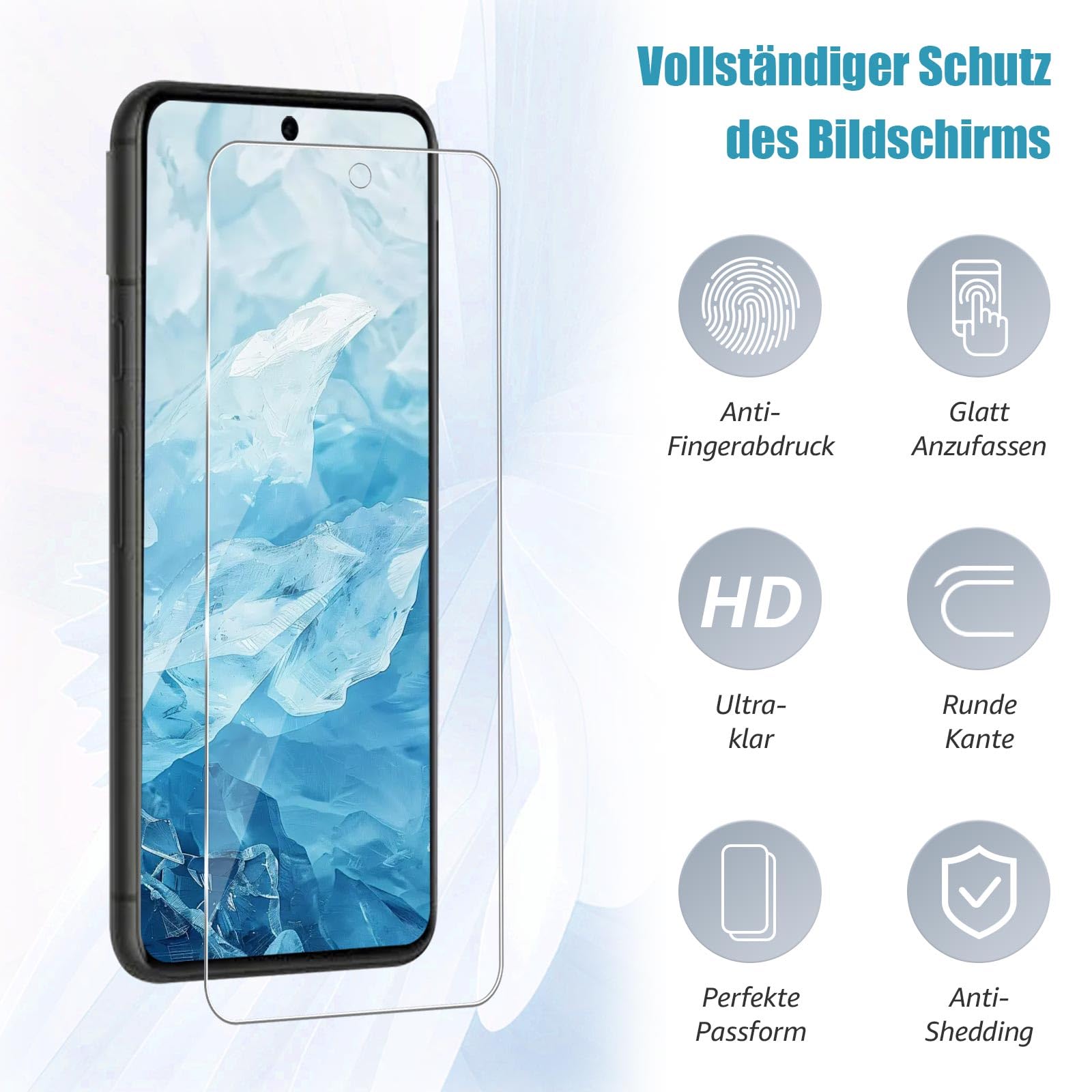 Folie Protectie Tempetat Google Pixel 8A 5G 2 Buc